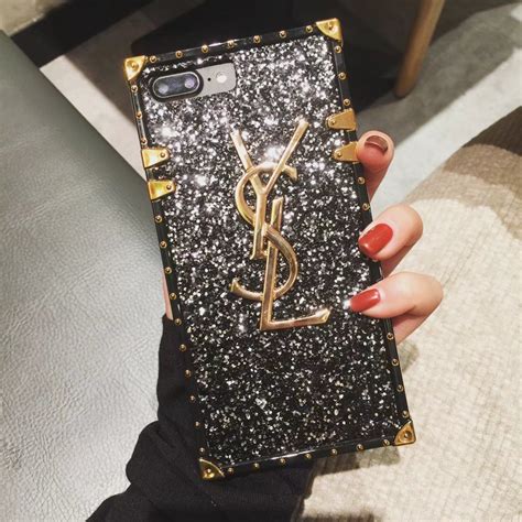 ysl glitter phone case|CASES AND HOLDERS .